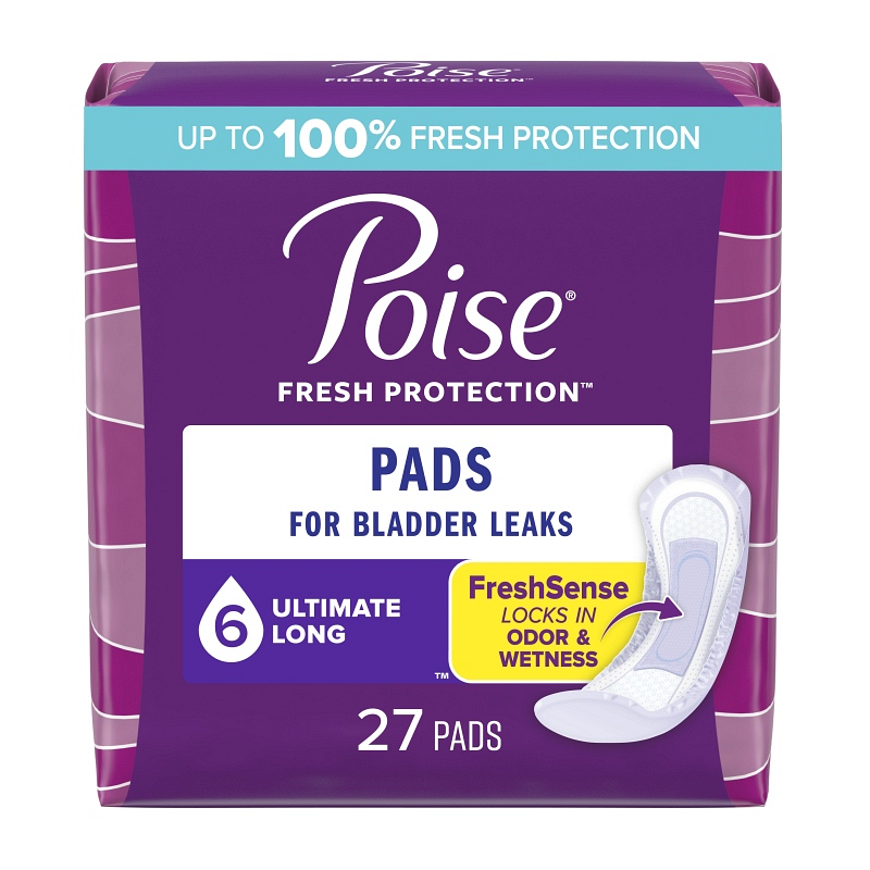 Poise Incontinence Overnight Pads