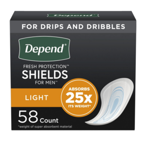 Depend Shields For Men light absorbency