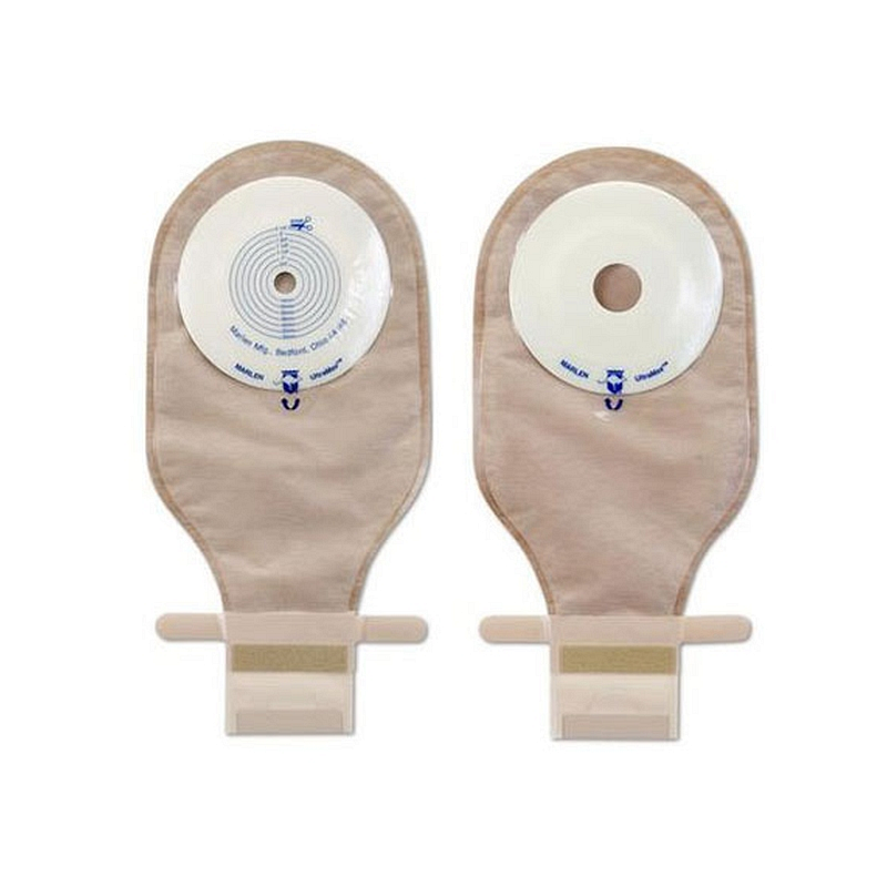 Ultramax Drainable Flat Pouch 1 1/4" Trns Kwk-Clse