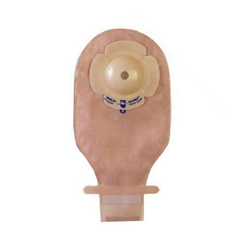 Ultramax Deep Drainable Pouch Aquatack Barrier and Kwick-Klose II Fastener 1-1/4" Pre-Cut Stoma Opening