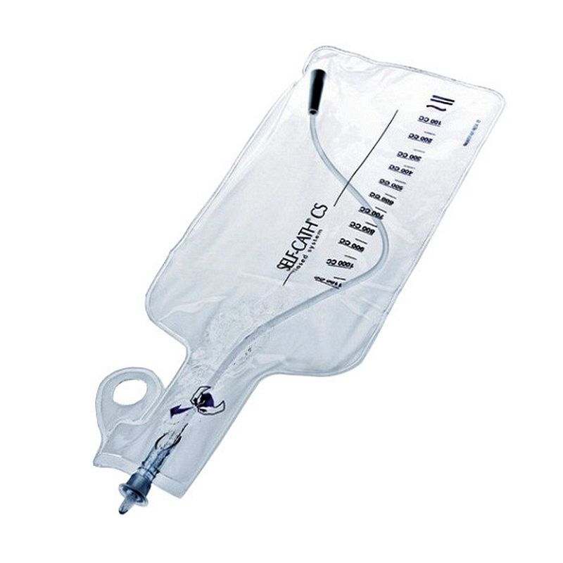 Self-Cath Closed System Intermittent Catheter with Collection Bag 8 fr
