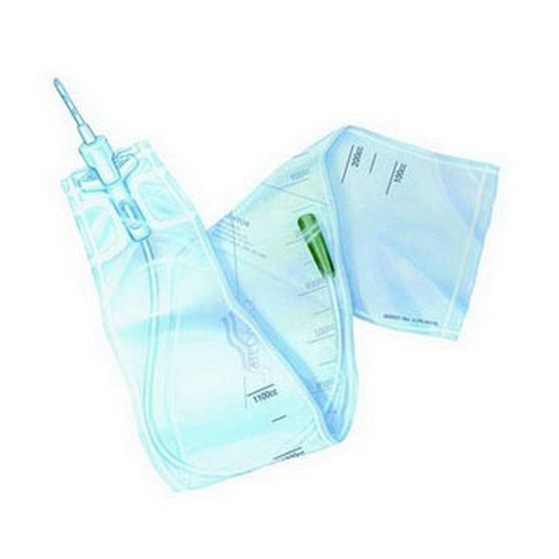 Self-Cath Closed System Tapered Tip Coude With Guide Stripe