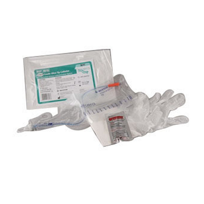 Self-Cath Closed-System Coude Olive Tip Kit 14 fr