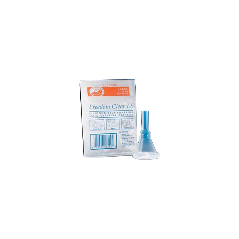 Freedom Clear Long Seal Self-Adhering Male External Catheter