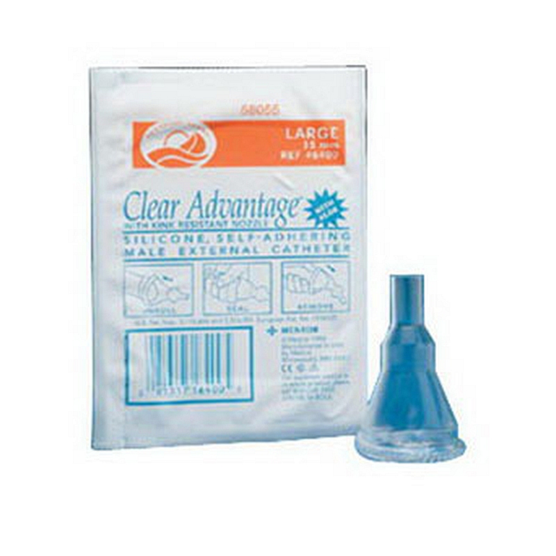 Freedom Clear Advantage Self-Adhering Male External Catheter 35-mm Diameter Large