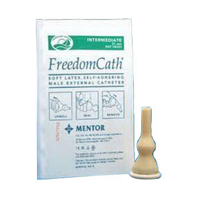 Freedom Cath Latex Self-Adhering Male External Catheter 35-mm Diameter Large