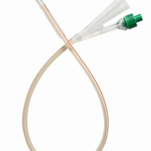 Cysto-Care Folysil Coude 2-Way Silicone Foley Catheter 16 Fr 15 cc