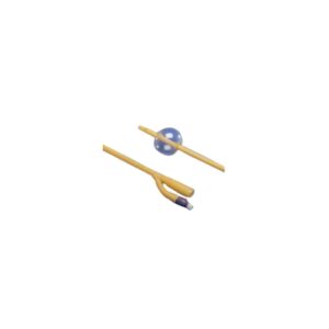 Cysto-Care Folysil Coude 2-Way Silicone Foley Catheter 18 Fr 15 cc