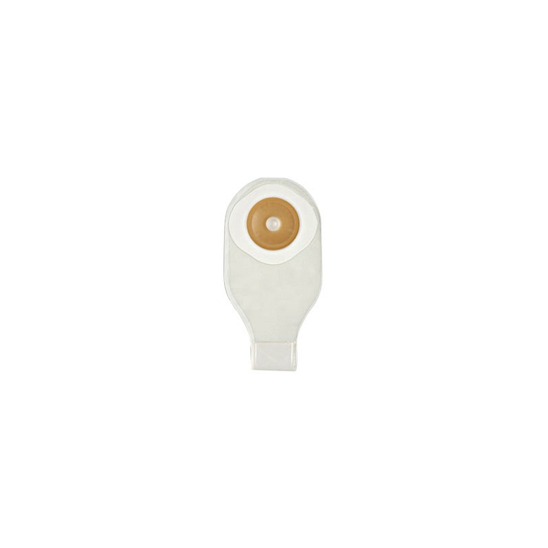 Nu-Flex 1-Piece Adult Drainable Pouch Precut Deep Convex 3/4" x 1-1/2" Oval