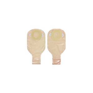 Nu-Flex Adult Drain Pouch 1-1/4" Round Pre-Cut Opening with Belt Tabs and Barrier