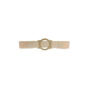 Nu-Comfort 2" Wide Beige Support Belt 2-3/4" I.D. Ring Plate 28"-31" Waist Small