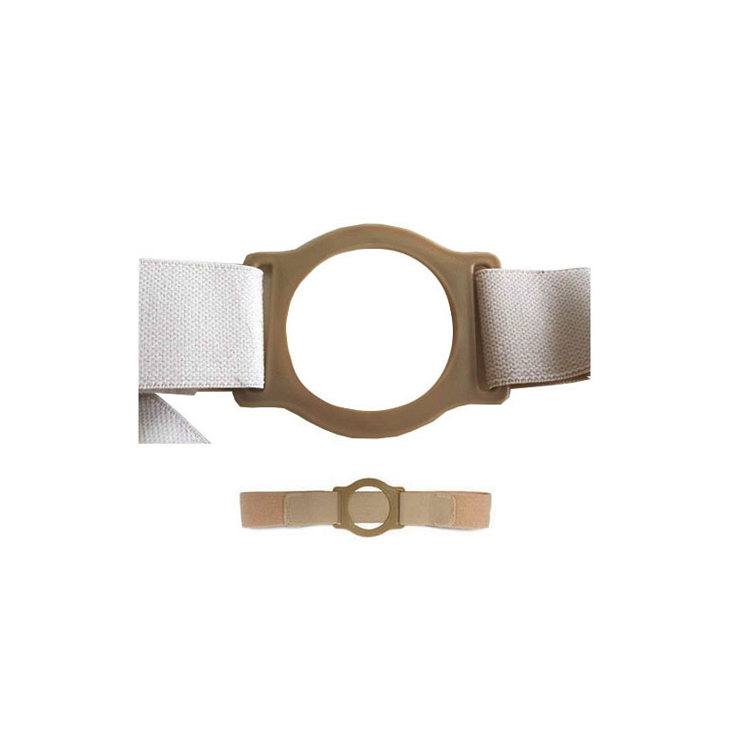 Nu-Comfort 2" Wide Beige Support Belt 2-5/8" Ring Plate 47" - 52" Waist 2X-Large