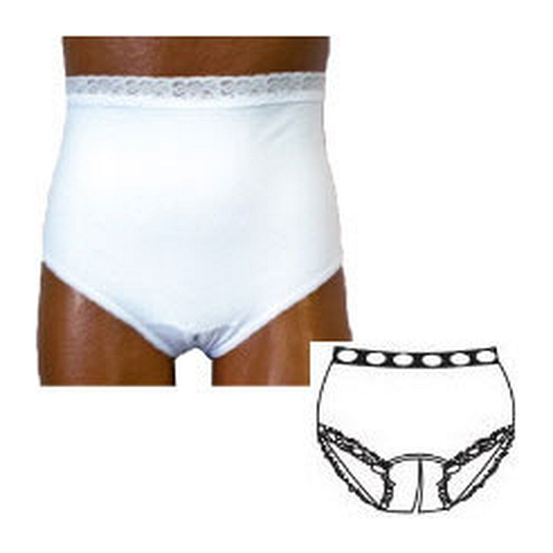 OPTIONS Split-Lace Crotch with Built-In Barrier/Support