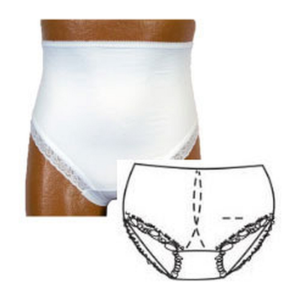 OPTIONS Ladies' Brief with Open Crotch and Built-In Barrier/Support