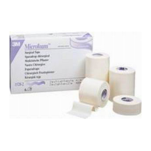 Microfoam Hypoallergenic Elastic Foam Surgical Tape 2" x 5-1/2 yds. (Stretched)