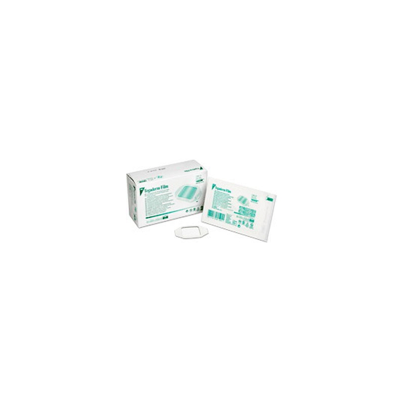 Tegaderm Transparent Adhesive Film Dressing Frame Style 4" x 4-1/2" Oval
