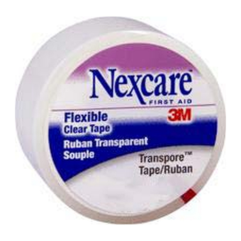 Nexcare Transpore Plastic Hypoallergenic Porous Tape 1" x 10 yds.