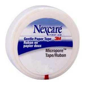 Nexcare Micropore Paper Hypoallergenic Tape 1/2" x 10 yds.
