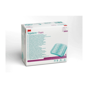 Tegaderm Non-Adhesive Foam Dressing with Highly Breathable Film Backing 2" L x 2" W Square