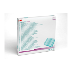 Tegaderm Non-Adhesive Foam Dressing with Highly Breathable Film Backing 8" L x 8" W Size Square