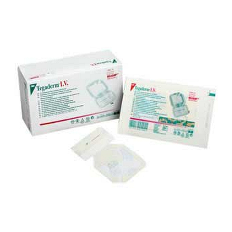 Tegaderm HP (Holding Power) transparent film dressing with label