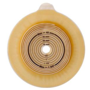 Assura 2-Piece Cut-to-Fit Non-Convex Extra-Extended Wear Skin Barrier 3/8" - 2-1/8"