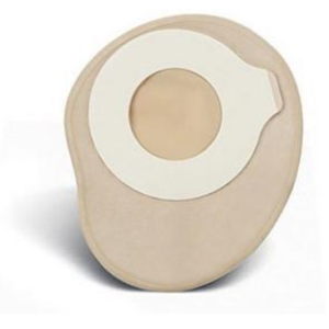 ConvaTec Esteem synergy® + Two-Piece Closed Mini Pouch, Up to 1-7/8" Cut-to-Fit, Filter, 6" L, Tan - Replaces 51416780
