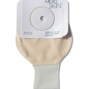 9" Mid-Size 1Pc Drn Pch w/Mcdrm,Mcskn, Clr, 1"