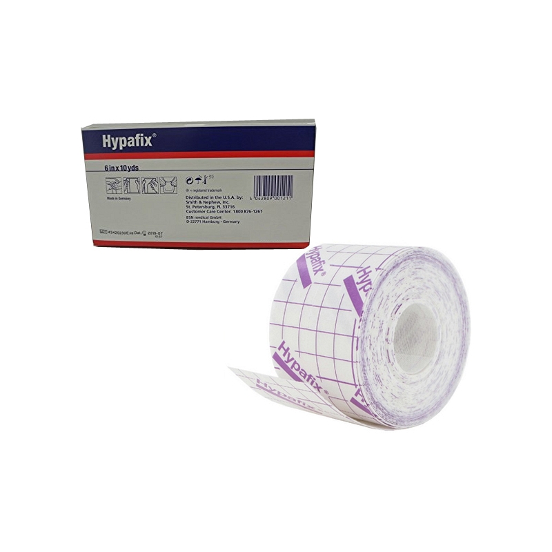 Hypafix Non-Woven Fabric Dressing Retention Tape 6" x 11 yds.