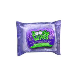 Boogie Wipes Saline Nose Wipes Grape Scent