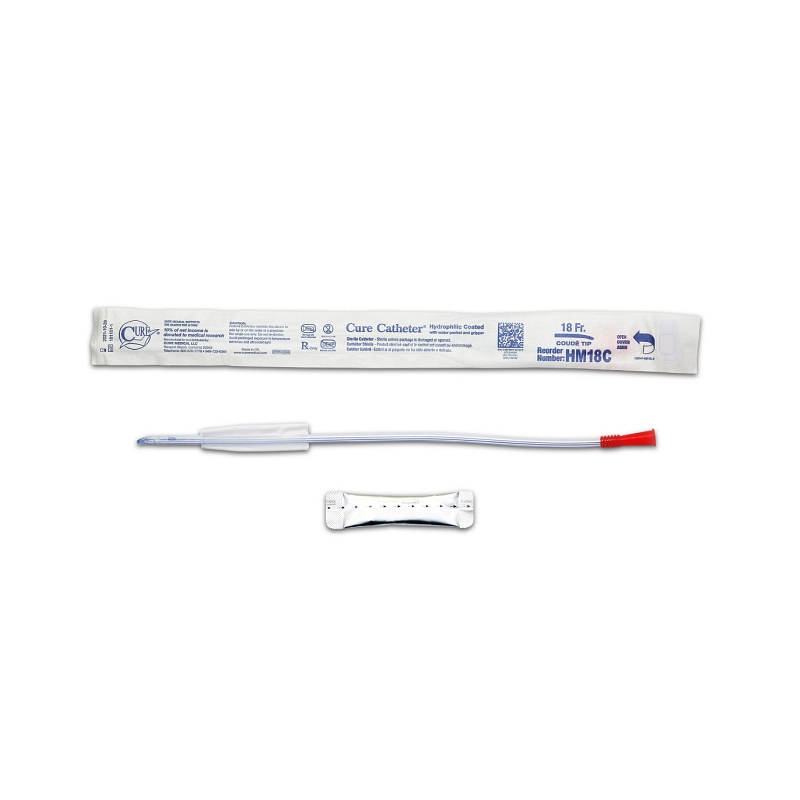 Hydrophilic Cure Catheter is designed to offer men and children comfort