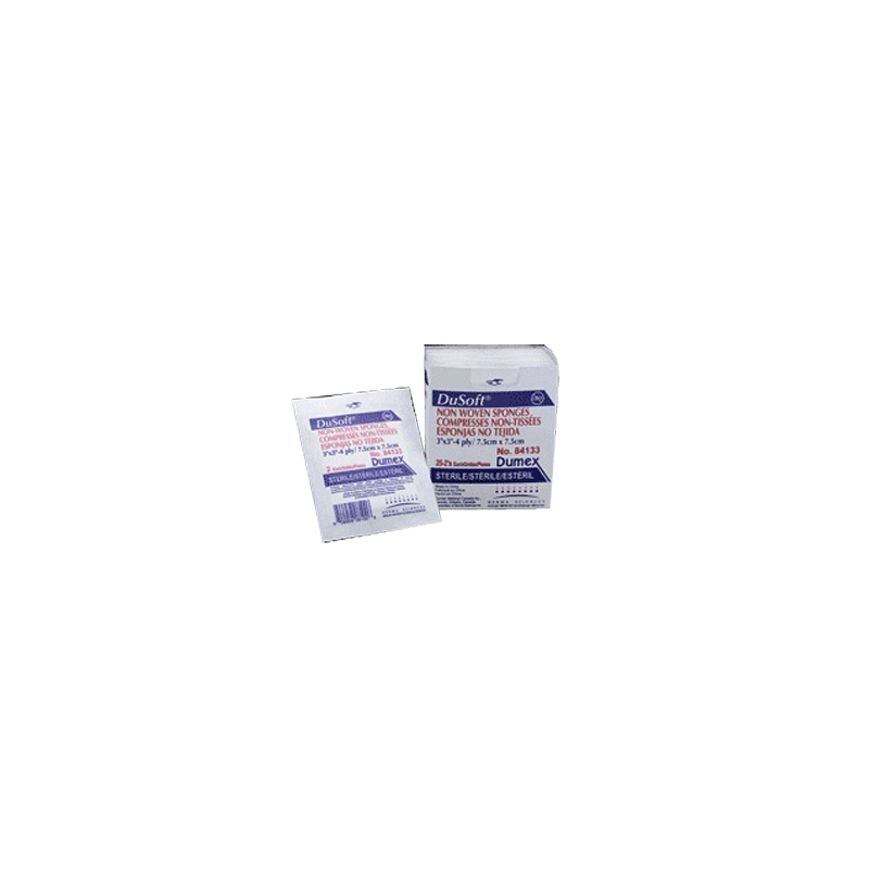 Dusoft Sterile Non-Woven Sponge 4" x 4"