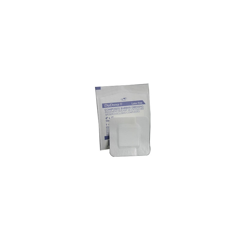 DuDress Film Top Barrier Dressing 6" x 8"