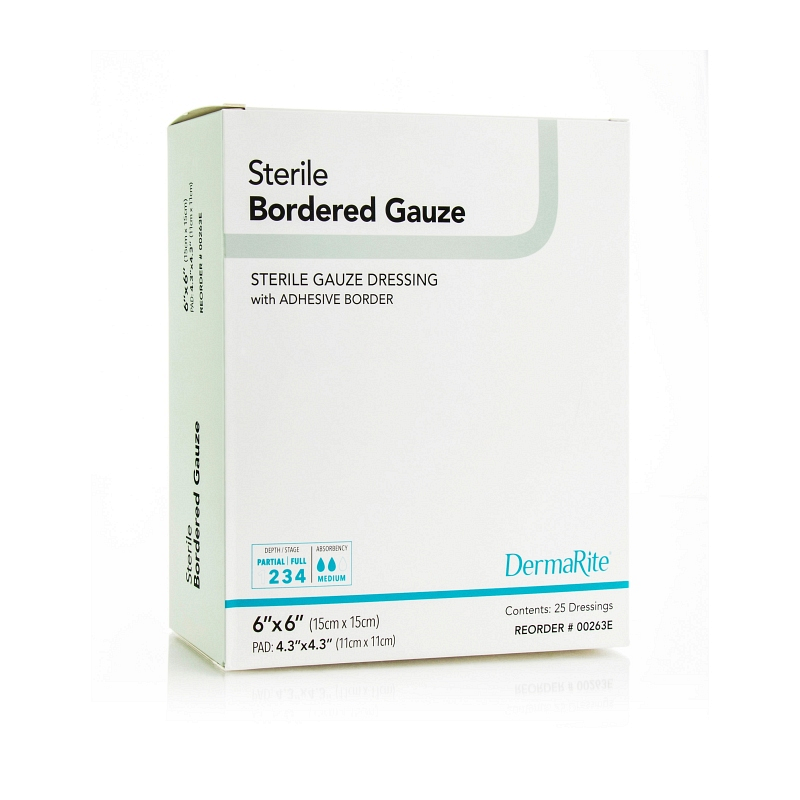 Sterile Border Gauze with Adhesive Border