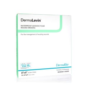 DermaLevin Waterproof Foam Dressing with Border