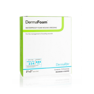 DermaFoam Waterproof Foam Wound Dressing without Border