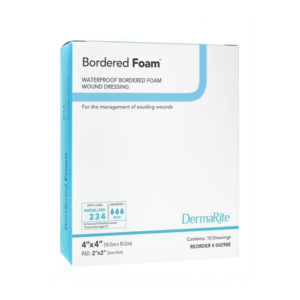 Bordered Foam Waterproof Wound Dressing