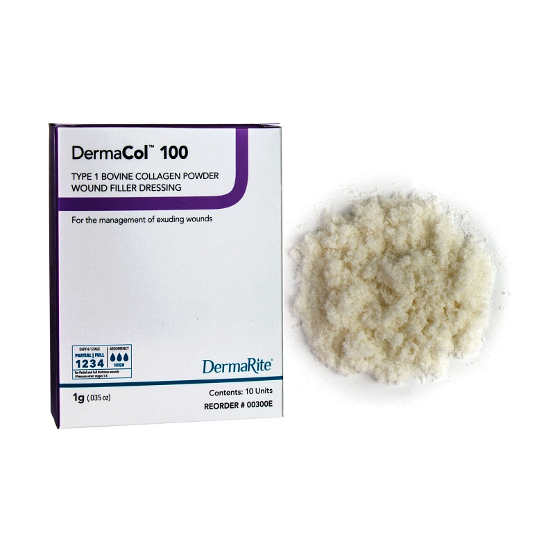 DermaCol 100 Type 1 Bovine Collagen Powder Wound Filler Dressing