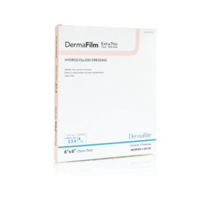 DermaFilm Hydrocolloid X-Thin Wound Dressing with Grid