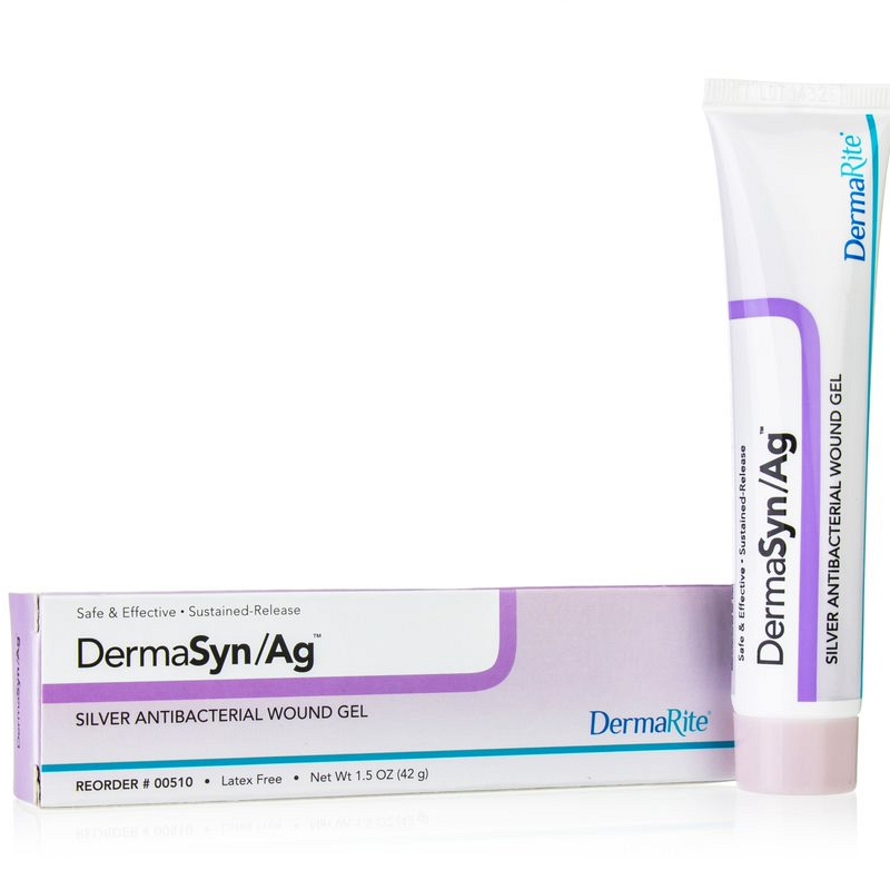 DermaSyn Ag Silver Antibacterial Wound Gel