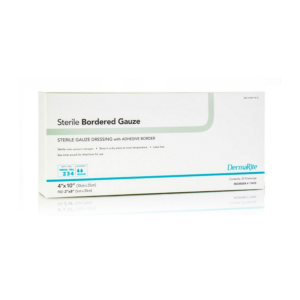 Sterile Bordered Gauze Dressing with Adhesive Border