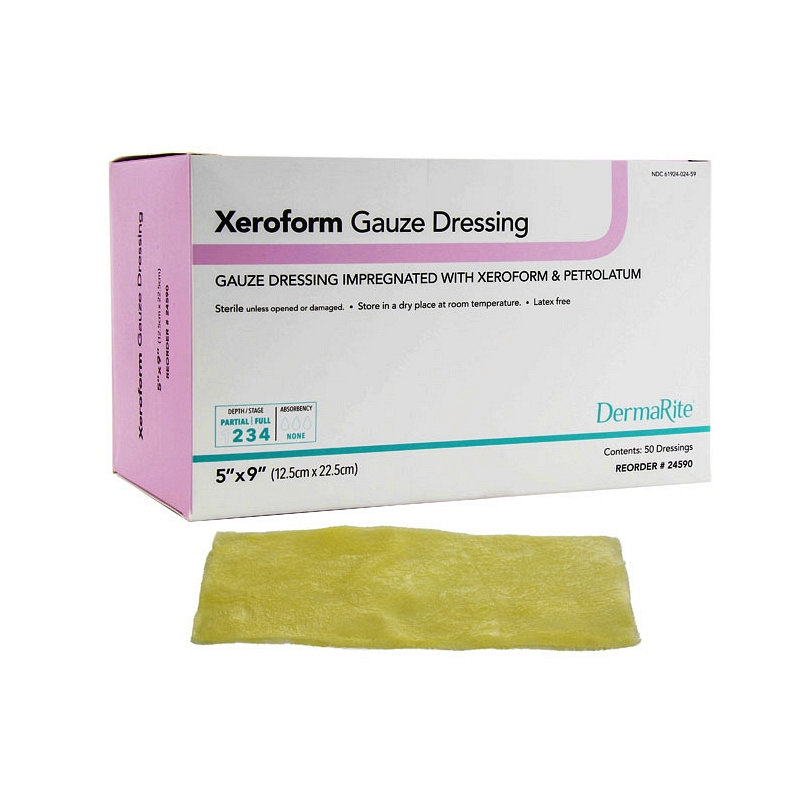 Xeroform Gauze Wound Dressing