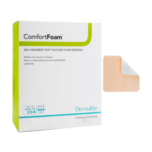 ComfortFoam Wound Dressing with Soft Silicone Adhesive