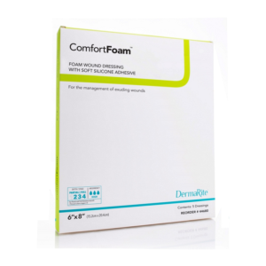 ComfortFoam Self-Adherent Soft Silicone Foam Dressing Non-Bordered
