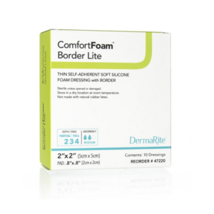ComfortFoam Silicone Foam Border Lite Dressing