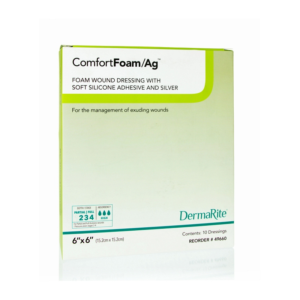 ComfortFoam Ag Silicone Foam Non-Border Dressing