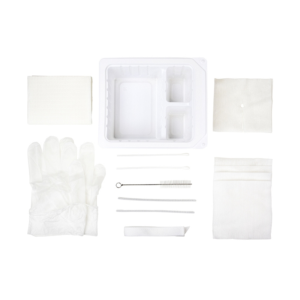 Dynarex Tracheostomy Care Kit.- Sterile- Contains: 1 plastic tray with 3 compartments