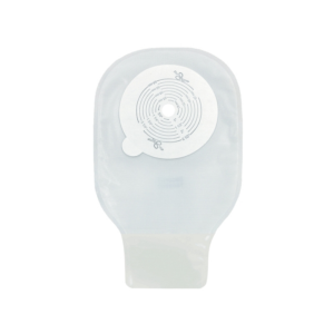 Securi-T USA 9" 1-Piece Drainable Pouch Transparent Cut-to-Fit (10 Soft Closures 1 Curved Tail Closure)