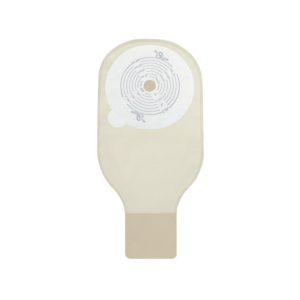 Securi-T USA 12" 1-Piece Extended Wear Drainable Pouch Opaque Cut-to-Fit 1 Curved Tail Closure