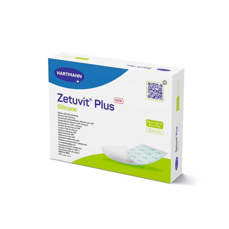 Zetuvit Plus Silicone Non-Border Superabsorbent Dressing